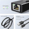 Мережевий адаптер UGREEN Ethernet Adapter for TV Stick Black (30985)