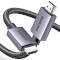 Кабель UGREEN HD153 4K Male to Male Cable HDMI v2.0 1м Gray (25297)