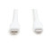 Кабель DIGITUS USB-C Male to Lightning Male 1м White (AK-600110-010-W)