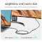 Кабель-подовжувач UGREEN US372 USB-C Male to USB-C Female Gen2 Extension Cable 1м Gray (30205)