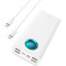 Повербанк BASEUS Amblight Digital Display Fast Charge Power Bank 65W 26800mAh White (P10022402223-00)