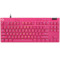 Клавіатура LOGITECH G Pro X TKL Rapid Wired Gaming Keyboard Magenta (920-013253)