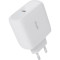 Зарядний пристрій TRUST Maxo 65W 1xUSB-C Charger White w/Type-C to Type-C cable (25139)