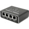 Разветвитель порта локальной сети VOLTRONIC RJ-45 Splitter 1 to 4 Black