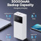 Повербанк BASEUS Star-Lord Digital Display Fast Charge Power Bank 65W 30000mAh White (P10022908213-00)