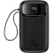 Повербанк BASEUS QPow2 Digital Display Fast Charge Power Bank with Built-in Dual Type-C Cable 30W 20000mAh Black (P10055009113-00)