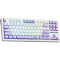 Клавиатура беспроводная AULA F87 Wired Gaming KRGD Blue Switch White (6948391202464)