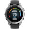 Смарт-годинник GARMIN Fenix E 47mm Stainless Steel with Black Silicone Band (010-03025-00)