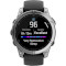 Смарт-годинник GARMIN Fenix E 47mm Stainless Steel with Black Silicone Band (010-03025-00)