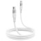 Зарядное устройство PROOVE Silicone Power 30W 1xUSB-C, PD3.0, QC3.0 White w/Type-C to Type-C cable