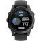 Смарт-годинник GARMIN Fenix E 47mm Slate Gray Steel with Black Silicone Band (010-03025-01)