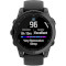 Смарт-годинник GARMIN Fenix E 47mm Slate Gray Steel with Black Silicone Band (010-03025-01)