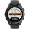 Смарт-годинник GARMIN Fenix E 47mm Slate Gray Steel with Black Silicone Band (010-03025-01)