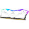 Модуль пам'яті TEAM T-Force Delta RGB White DDR5 6200MHz 32GB Kit 2x16GB (FF4D532G6200HC38ADC01)