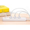 Мережевий фільтр AIGO Power Strip White, 3 розетки, 3xUSB, 2м