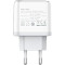 Зарядное устройство LOGICPOWER 35WCH 2xUSB-C, 35W White w/Type-C to Lightning cable