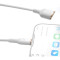 Кабель ROMOSS CB1224 USB-A to Lightning 2.4A 1.2м White (CB1224-621-134H)