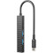 USB-хаб XO HUB014B 4-in-1 USB-C to 3xUSB3.0, TF