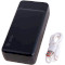 Повербанк USAMS US-CD202 3 Ports Digital Display 30000mAh Black (30KCD20201)