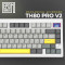 Клавіатура бездротова EPOMAKER TH80 Pro V2 Wisteria Tactile Switch White