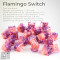 Клавіатура бездротова EPOMAKER TH80 SE Flamingo Switch Black