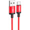 Кабель HOCO X89 Wind USB-A to Type-C 1м Red