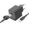 Зарядное устройство BOROFONE BAS11A Erudite 1xUSB-A, 10.5W Black w/Type-C cable