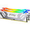 Модуль пам'яті KINGSTON FURY Renegade RGB White/Silver CUDIMM DDR5 8400MHz 48GB Kit 2x24GB (KF584CU40RWAK2-48)