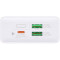 Повербанк BASEUS Adaman2 Digital Display Fast Charge Power Bank 30W 20000mAh White (PPAD080102)