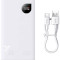 Повербанк BASEUS Adaman2 Digital Display Fast Charge Power Bank 30W 20000mAh White (PPAD080102)