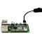 Кабель PI HUT USB-CM to USB-CF with On/Off Switch 31cm для Raspberry Pi 4 Model B (102509)