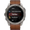 Смарт-часы GARMIN Fenix 8 Sapphire 51mm Titanium with Chestnut Leather Band (010-02905-40)