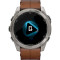 Смарт-часы GARMIN Fenix 8 Sapphire 51mm Titanium with Chestnut Leather Band (010-02905-40)