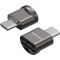 Кардридер VENTION USB 2.0 Type-C MicroSD Card Reader Gray (CLMH0)