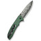 Складаний ніж CIVIVI Hyperpulse Damascus Blade Aluninium Handle Green