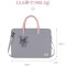 Сумка для ноутбука 15.6" BUBM Laptop Bag with Cute Bear Pendant Gray (BM01092009-G15.6)