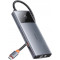 Порт-репликатор BASEUS Metal Gleam Series II 6-in-1 USB Hub (B00061802813-00)