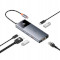 Порт-репликатор BASEUS Metal Gleam Series II 6-in-1 USB Hub (B00061802813-00)