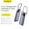 Порт-репликатор BASEUS Metal Gleam Series II 6-in-1 USB Hub (B00061802813-00)