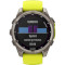 Смарт-часы GARMIN Fenix 8 Sapphire Solar 51mm Titanium with Amp Yellow/Graphite Silicone Band (010-02907-21)