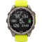 Смарт-часы GARMIN Fenix 8 Sapphire Solar 51mm Titanium with Amp Yellow/Graphite Silicone Band (010-02907-21)