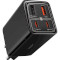 Зарядний пристрій BASEUS GaN6 Pro Fast Charger 2C+2U Cluster Black w/Type-C to Type-C cable (P10162701113-00)