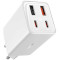 Зарядний пристрій BASEUS GaN6 Pro Fast Charger 2C+2U Moon White w/Type-C to Type-C cable (P10162701213-00)