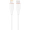 Кабель CABLEXPERT Premium Silicon Type-C to Lightning 1.5м White (CC-USB2S-CM8PM-1.5M-W)