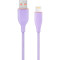 Кабель CABLEXPERT Premium Silicon USB-A to Lightning 1.5м Purple (CC-USB2S-AM8PM-1.5M-P)