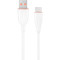 Кабель CABLEXPERT Premium Silicon USB-A to Type-C 1.5м White (CC-USB2S-AMCM-1.5M-W)