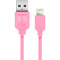 Кабель XO NB36 USB-A to Lightning 1м Pink