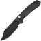 Складаний ніж CJRB Bowie Pyrite Black Blade Stone Wash Steel Handle Black (J1942-BST)