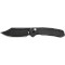 Складаний ніж CJRB Bowie Pyrite Black Blade Stone Wash Steel Handle Black (J1942-BST)