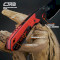 Складаний ніж CJRB Caldera Black Blade G10 Red (J1923-BRE)